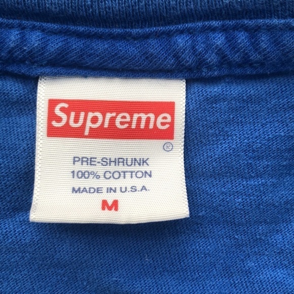 Supreme MLK Dream Tee Royal Blue SS18, Men's Medium/Unisex - Picture 4 of 6